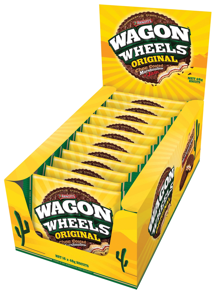 WAGON WHEELS ORIGINAL 48G (16) Sweetsworld Chocolate Shop