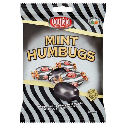OATFIELD MINT HUMBUGS 150g Sweetsworld Chocolate Shop