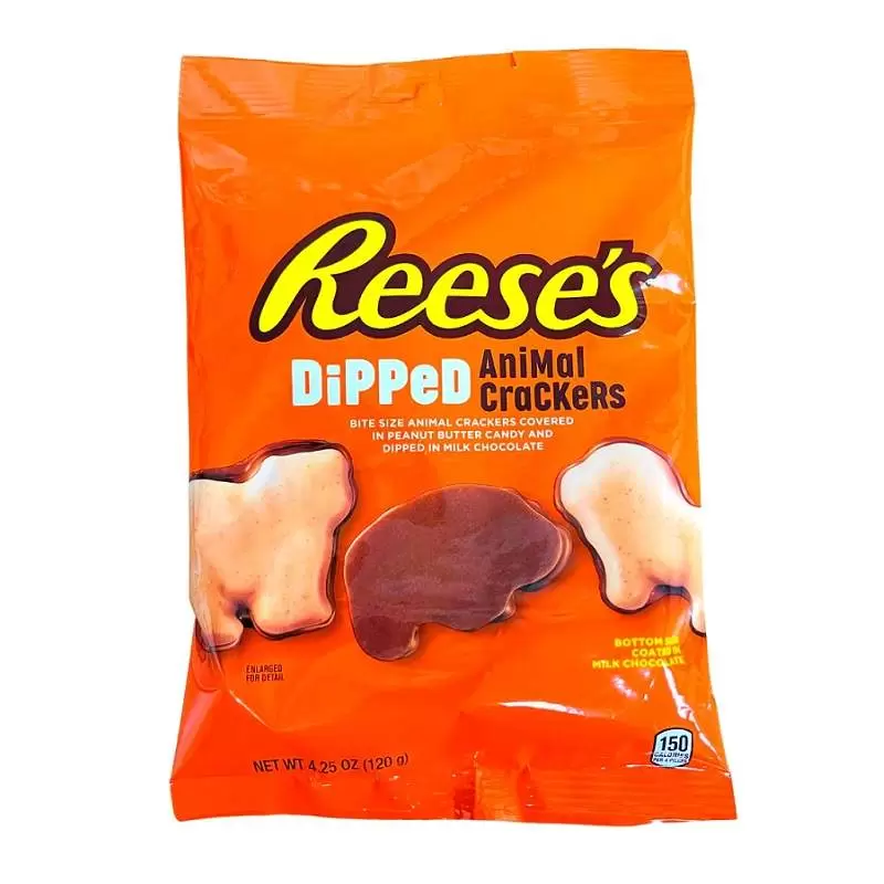 Reese's DiPPeD AniMal CraCKeRs 120g Sweetsworld Chocolate Shop